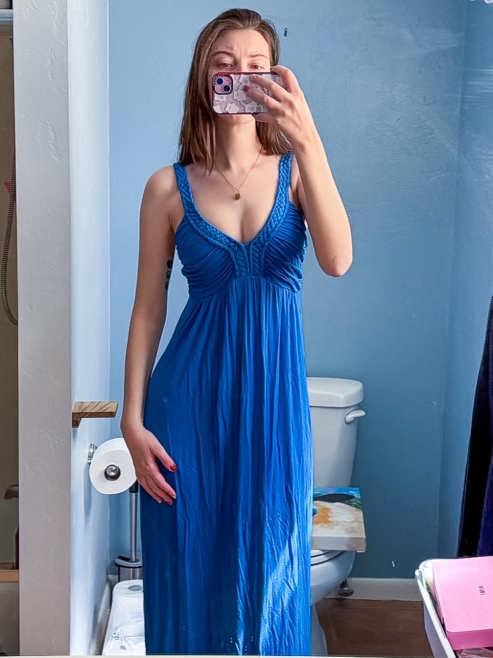 Blue Summer Maxi Dress